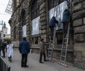 Ukraina. Zbombardowane miasta