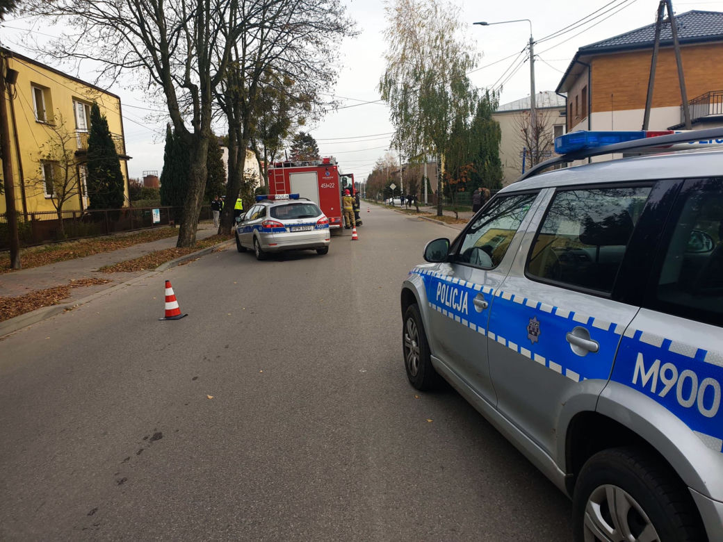 Wypadek w Mońkach. Jedna osoba w szpitalu