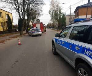 Wypadek w Mońkach. Jedna osoba w szpitalu