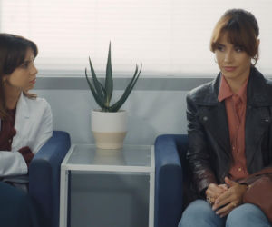 M jak miłość, odcinek 1919. Aneta (Ilona Janyst), Kama (Michalina Sosna)