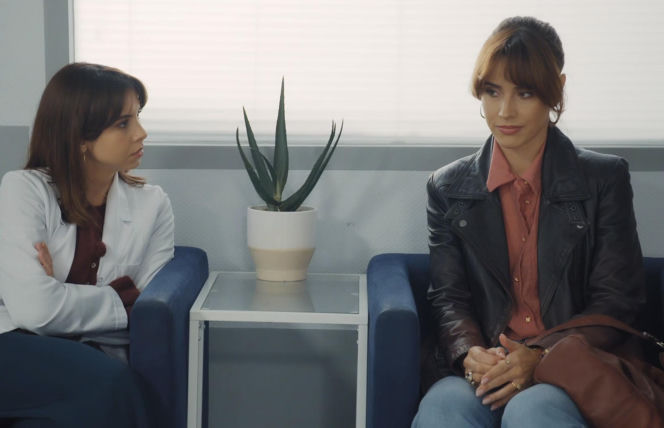 M jak miłość, odcinek 1919. Aneta (Ilona Janyst), Kama (Michalina Sosna)