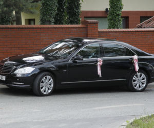 Kuba Wesołowski i Agnieszka Szczurek pojechali do ślubu Mercedesem Klasy S