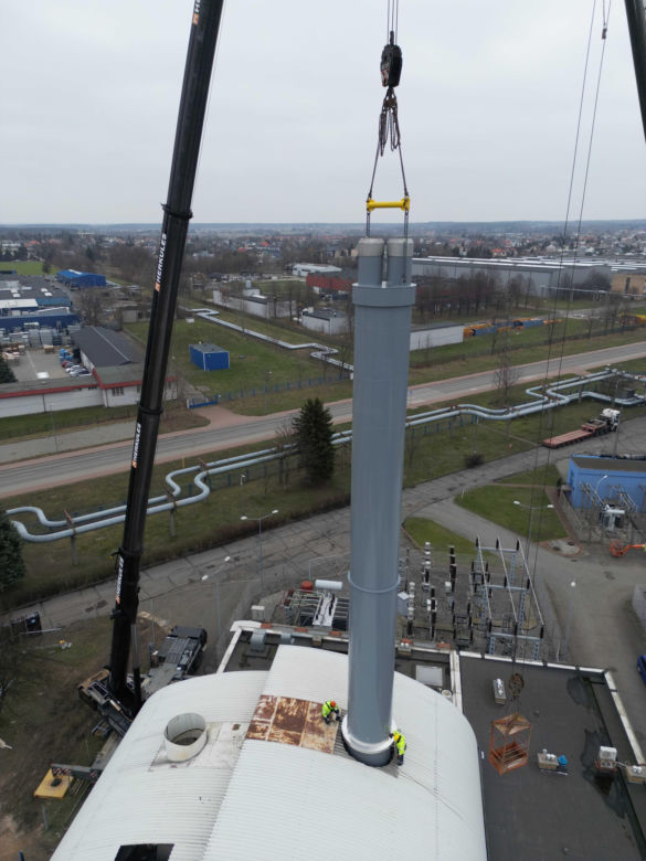 Realizacja zadania przyczyni się do zastąpienia energii cieplnej produkowanej z miału węglowego energią z paliwa gazowego o niższej emisyjności
