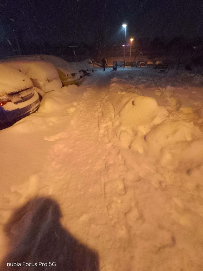 Olsztyn zasypany śniegiem