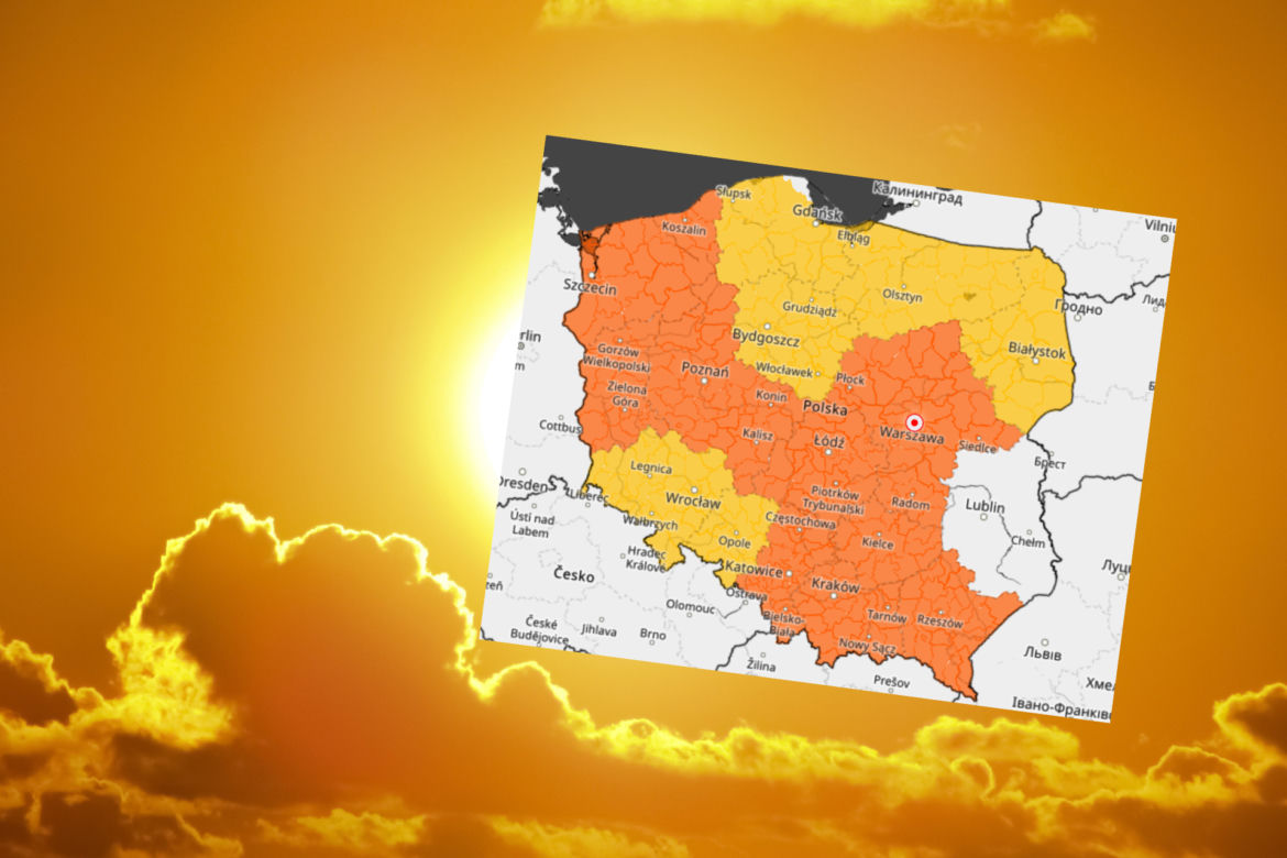 Uwaga! Alert pierwszego i drugiego stopnia przed upałami! Gdzie będzie gorąco? [MAPA]