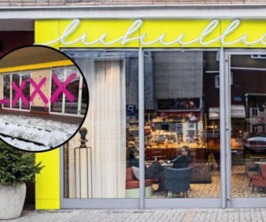 Graffiti na kultowej cukierni w Warszawie wywołało burzę. Okazało się, że to pomysł właścicieli 