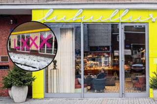 Graffiti na kultowej cukierni w Warszawie wywołało burzę. Okazało się, że to pomysł właścicieli 