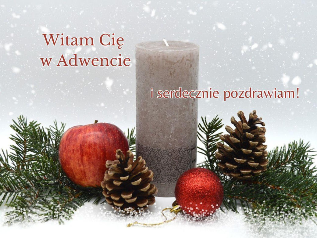 adwent kartki z życzeniami