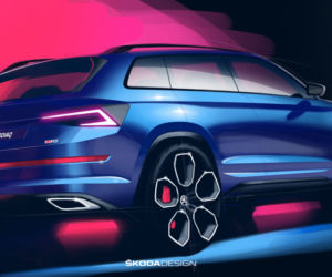 Skoda Kodiaq RS na szkicach
