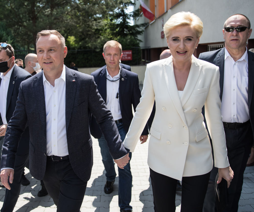 Andrzej Duda oddał głos w Krakowie