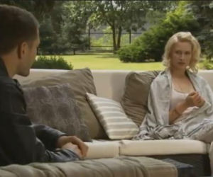 M jak miłość odc. 1025. Paulina Głowacka (Agnieszka Żulewska), Tomek (Andrzej Młynarczyk)