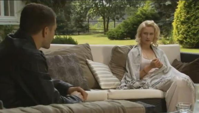 M jak miłość odc. 1025. Paulina Głowacka (Agnieszka Żulewska), Tomek (Andrzej Młynarczyk)