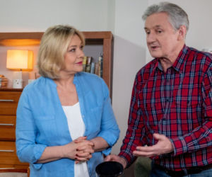 Klan. Grażyna (Małgorzata Ostrowska-Królikowska), Leopold Kwapisz (Grzegorz Wons)
