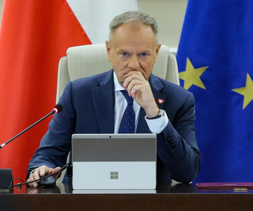 Premier Donald Tusk podczas posiedzenia rządu 02.12.2025