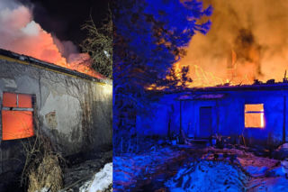 Nocny pożar pod Grudziądzem! W środku znaleziono ciało mężczyzny