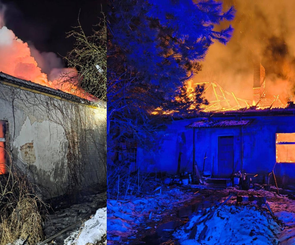 Pożar domu pod Grudziądzem. W zgliszczach strażacy znaleźli ciało!