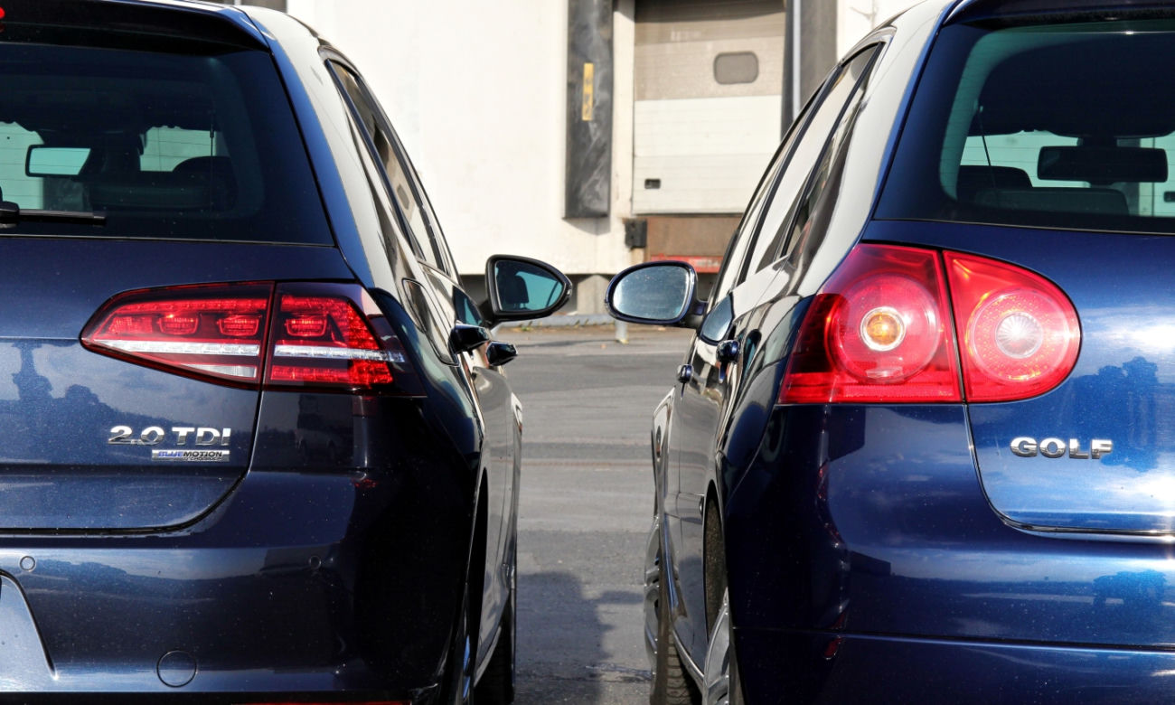 Volkswagen Golf VII vs. Volkswagen Golf V