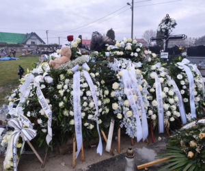 Tak wygląda grób Nikodema Mareckiego dwa dni po pogrzebie