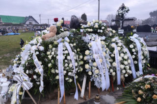 Tak wygląda grób Nikodema Mareckiego dwa dni po pogrzebie