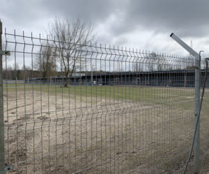 Budowa schroniska przy ul. Kobylepole w Poznaniu (kwiecień 2021)