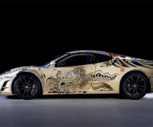 Wytatuowane Ferrari F430 / dzieło Philippe Pasqua