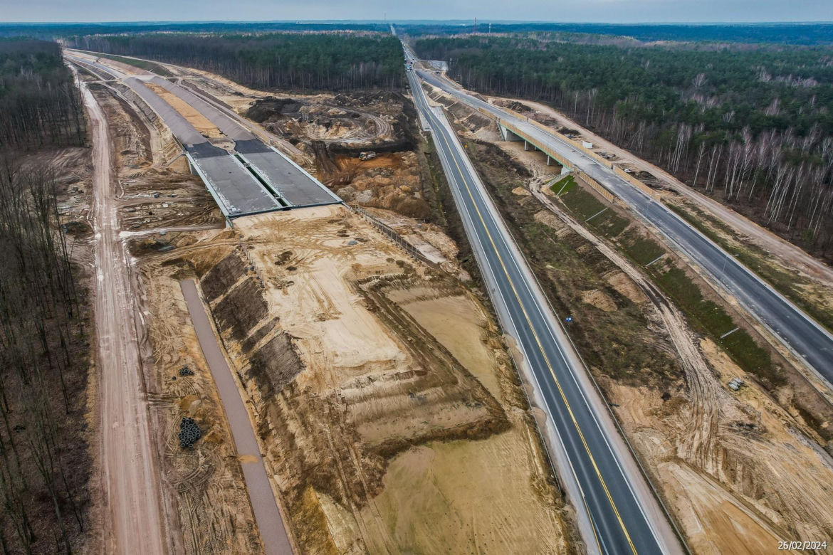 Budowa autostrady A2 Kałuszyn - Groszki