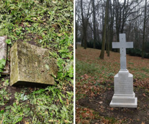 Odrestaurowano zabytkowe nagrobki na Cytadeli