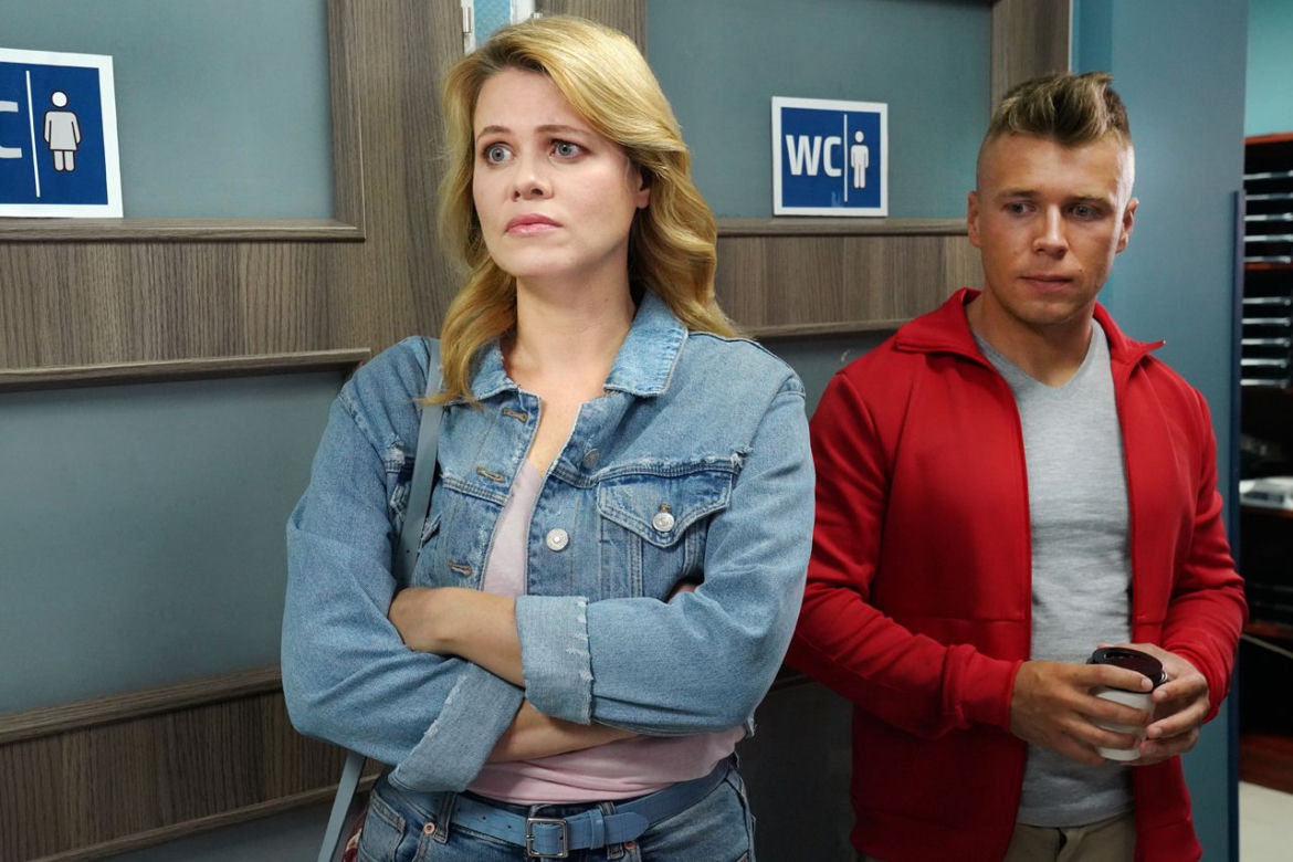 M jak miłość, odcinek 2598: Sławka (Ewelina Serafin), Patryk (Konrad Skolimowski)