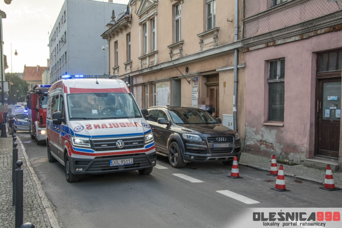 Dziecko wpadło pod samochód w Oleśnicy