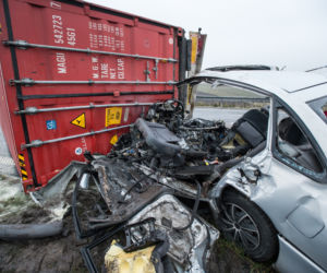 Tragiczny wypadek koło Włocławka na autostradzie A1. 5 osób nie żyje