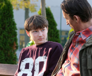 M jak miłość odc. 1921. Franek (Jarosław Śmigielski), jego ojczym (Marcin Sitek)