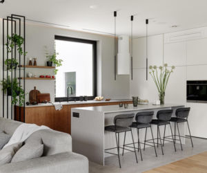 Wnętrza nowoczesnej willi 480 m² z basenem i sauną