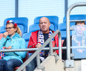 Zdjęcia kibiców i zawodników z derbów Górnego Śląska