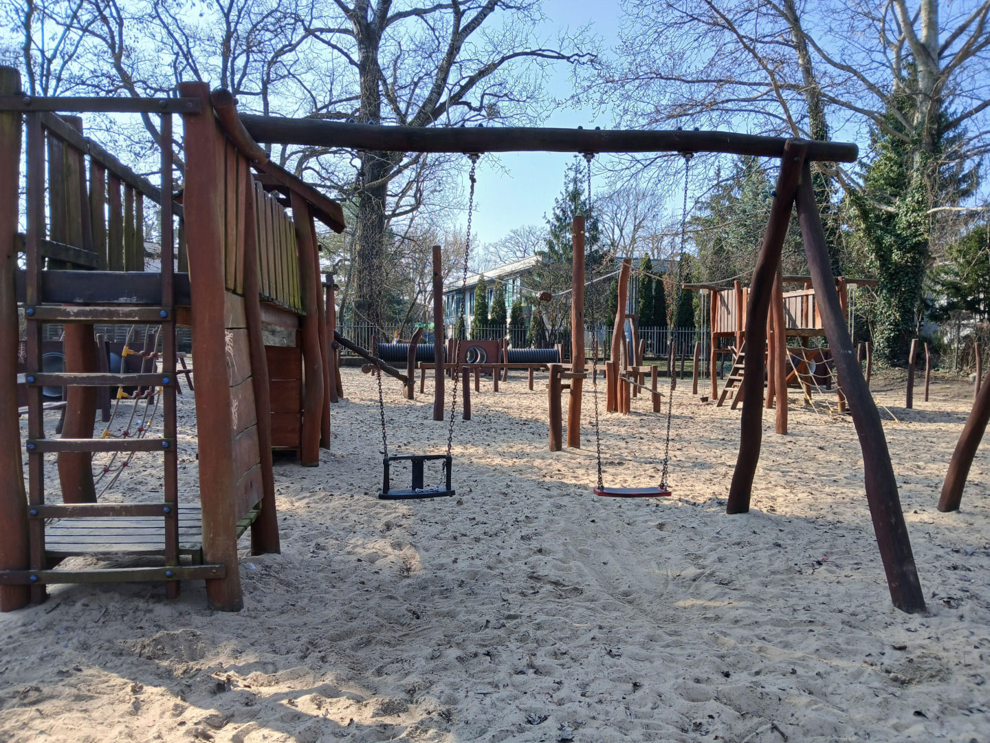 Park Zielony Dołek w Milanówku przed przebudową