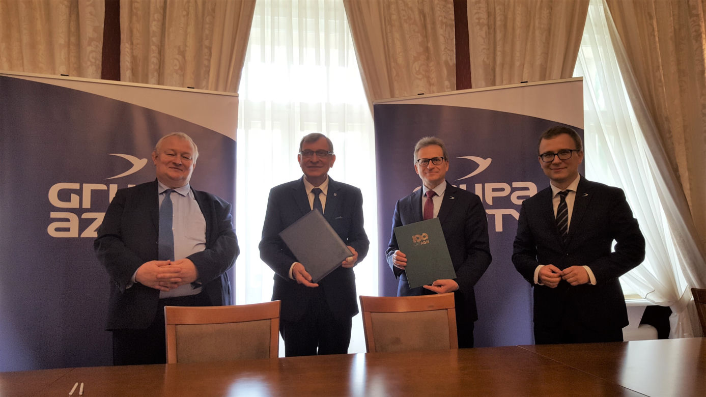 Podpisanie umowy między Grupą Azoty S.A. i Akademią Górniczo-Hutniczą w Krakowie