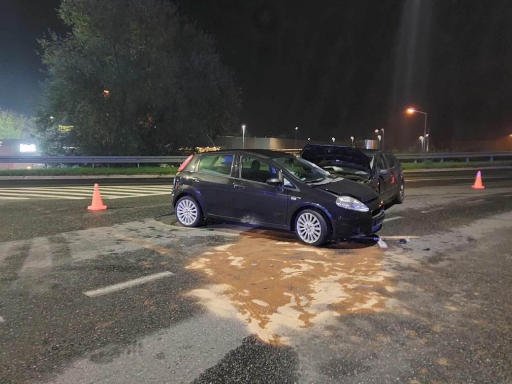 Starachowice. Wypadek na wiadukcie