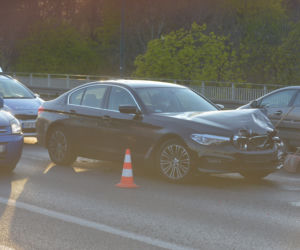 Karambol na Trasie Łazienkowskiej. Ogromny korek