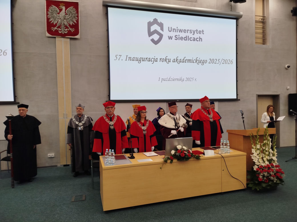Inauguracja roku akademickiego 2025/2026 w murach Uniwersytetu w Siedlcach