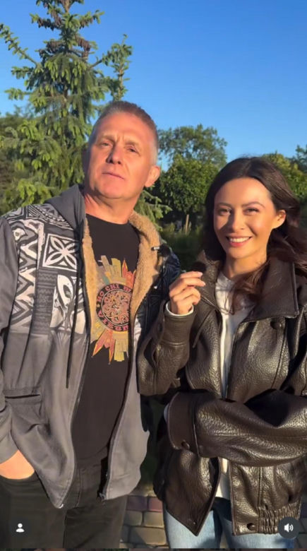 M jak miłość nowy sezon na planie. Joanna (Dominika Sakowicz), Artur Rogowski (Robert Moskwa)