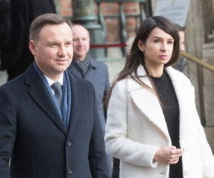 Prezydent z Martą na Wawelu