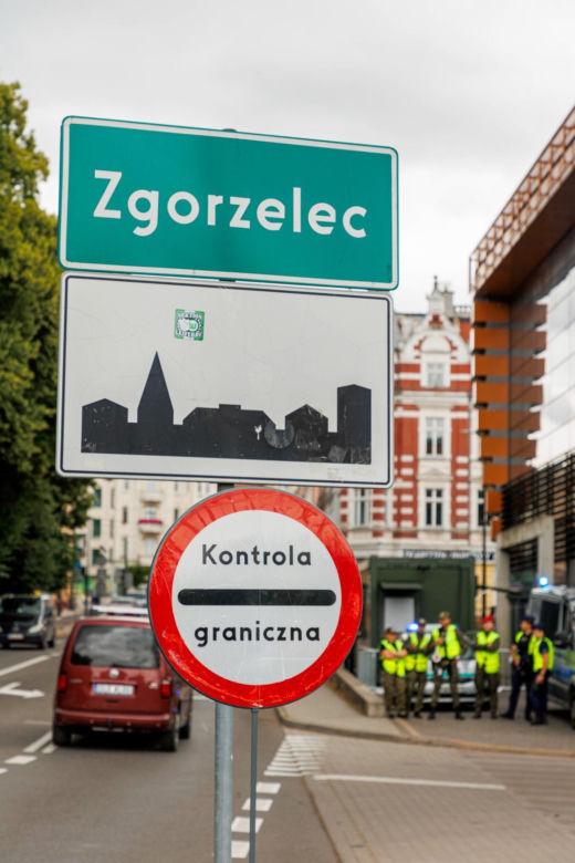 Tak kilka dni temu wyglądała granica Polski i Niemiec