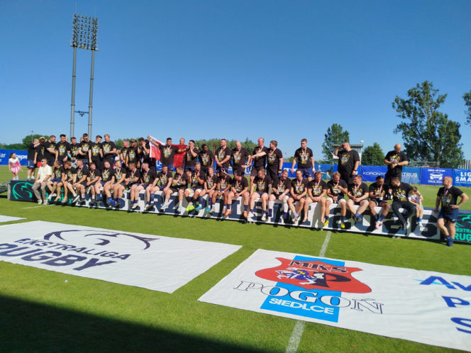 MKS Awenta Pogoń Siedlce pokonała zespół Energa Ogniwo Sopot i drugi rok z rzędu zdobyła tytuł Mistrza Polski Ekstraligi Rugby!