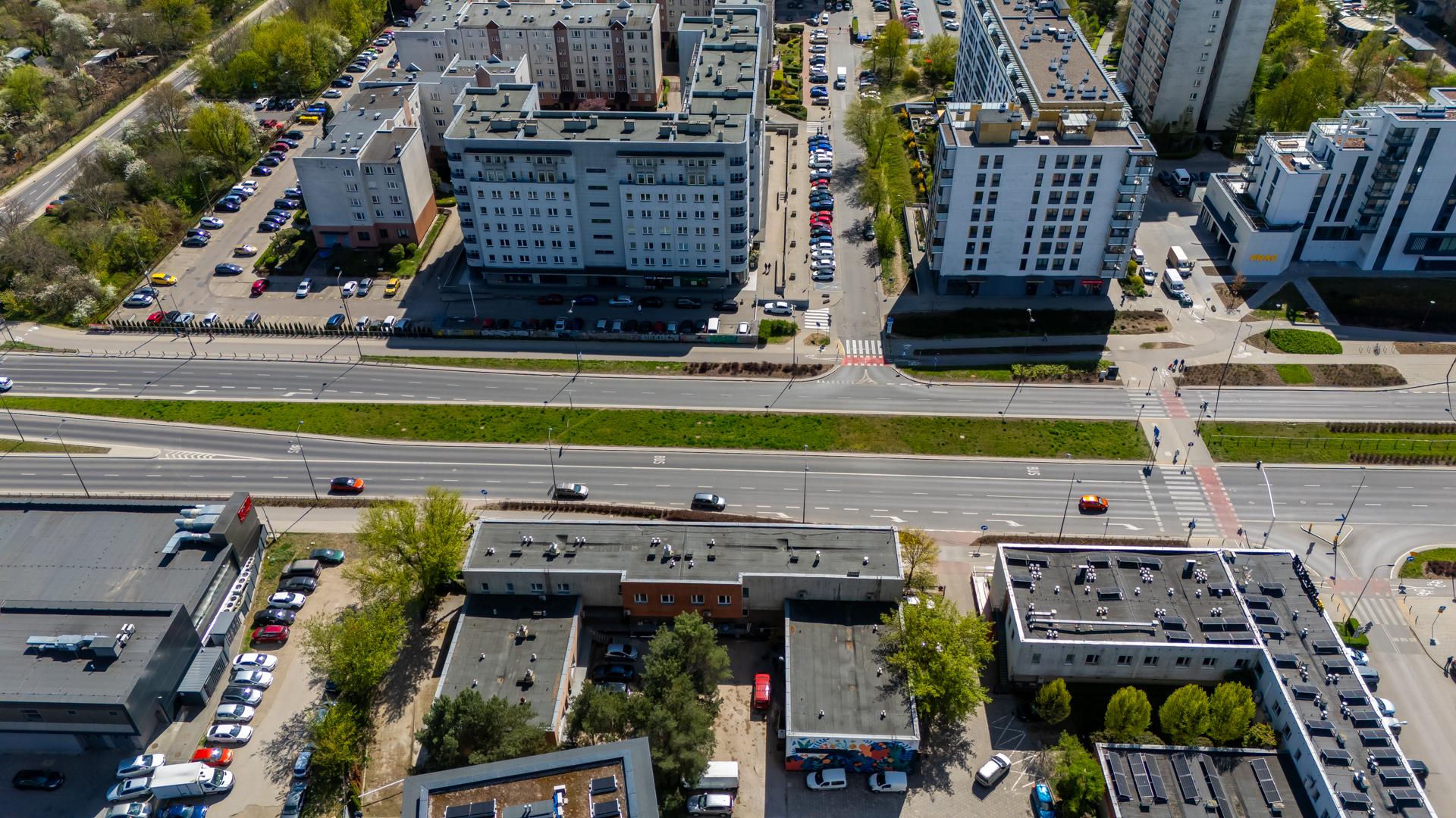 Rezerwa pod tramwaj w Al. Polski Walczącej w Warszawie