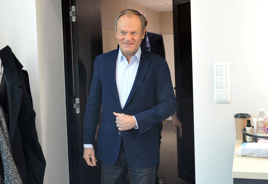 Donald Tusk u Kamili Biedrzyckiej