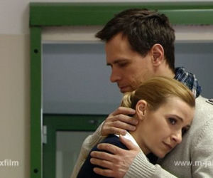 M jak miłość odc. 995. Małgosia (Joanna Koroniewska), Michał Łagoda (Paweł Okraska)
