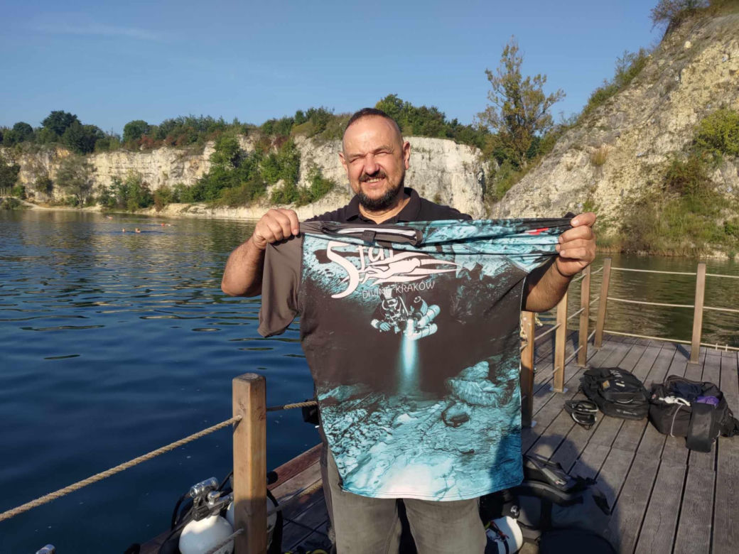 Klub Płetwonurków LOK "Litoral" zorganizował podwodne sprzątanie Zakrzówka