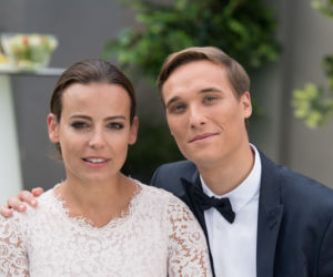 M jak miłość, Olek (Maurycy Popiel) i Magda (Anna Mucha)