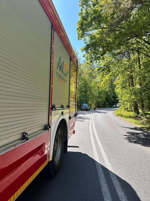35-latek zginął na motocyklu. Tragiczny wypadek w Lipkach