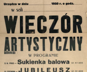 Koszalin. Stare plakaty zapowiadające imprezy