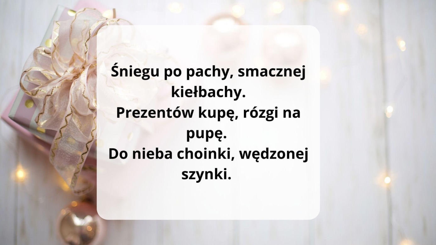 Boże Narodzenie 2023. Życzenia świąteczne, SMS, krótkie wierszyki